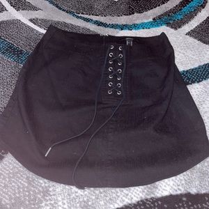 Forever 21 lace up skirt